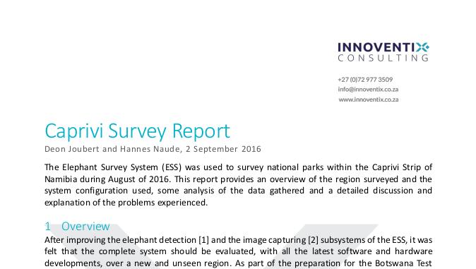 Caprivi Survey Report