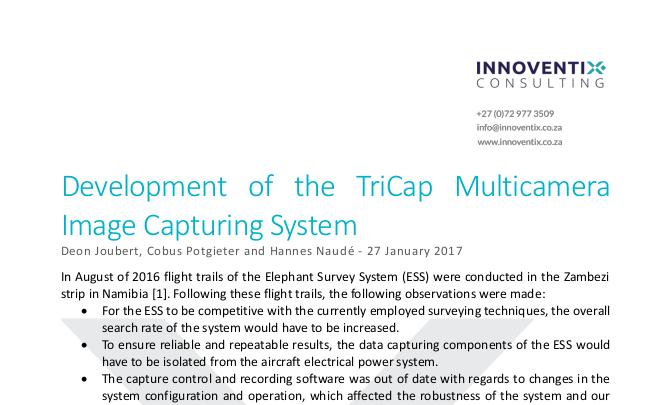Development of the TriCap Multicamera Image Capturing System